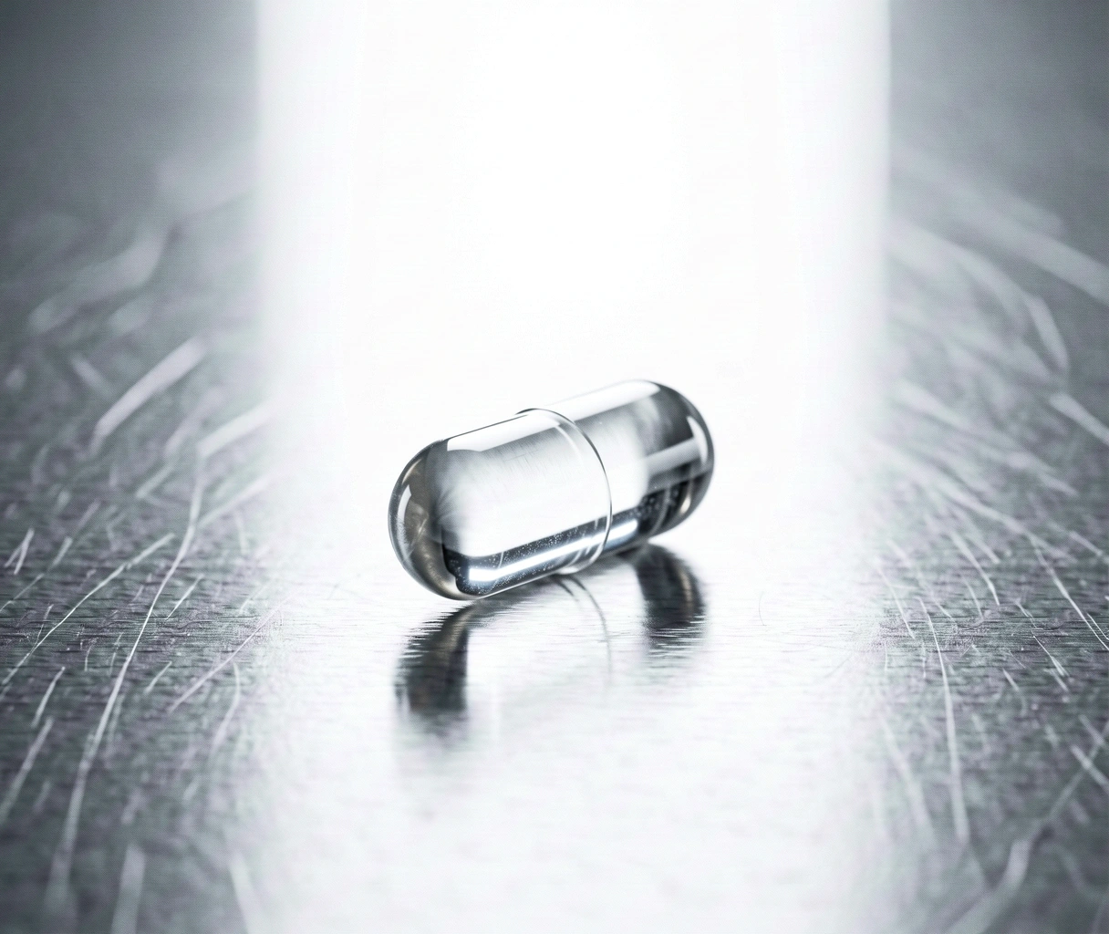 Macro view of crystalline supplement purity